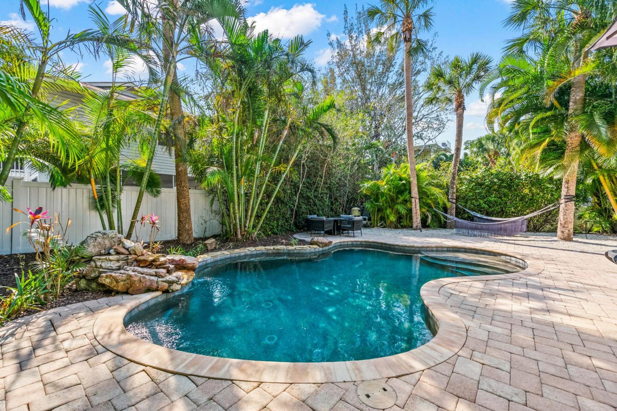 Sandy Pants - Designer Beach Chic Home Steps To Beach Backyard Oasis W Heated Pool 애나 마리아 외부 사진